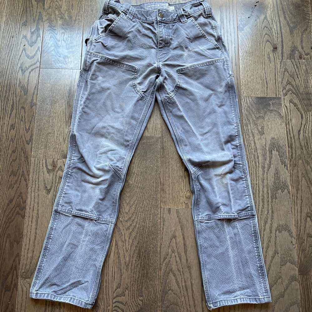 Carhartt Men's Straight Jeans in Faded Gray